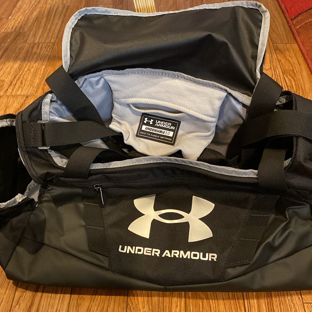 Under Armour Black Duffel Bag NWT